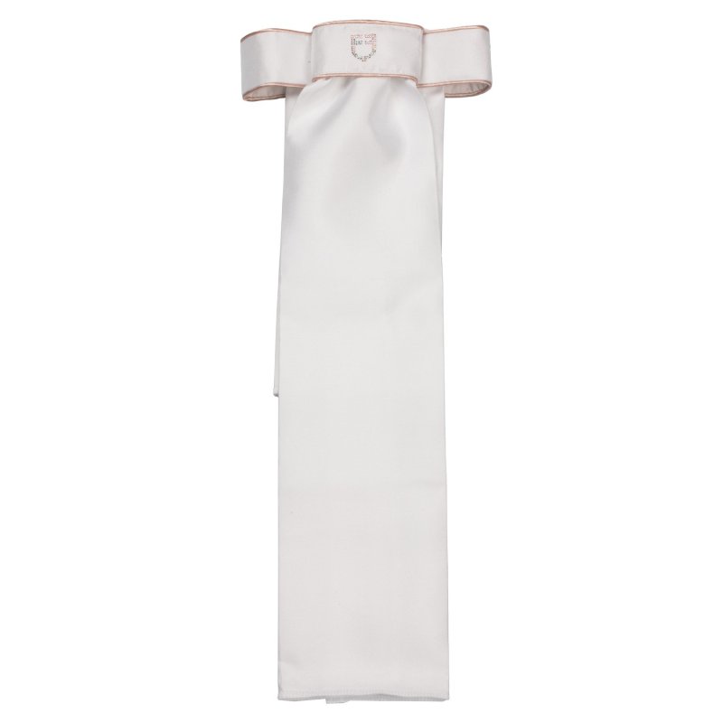 Equestro Plastron con logo in strass