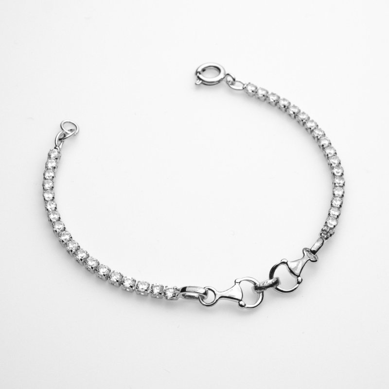 Bracciale Stirrup con pietre