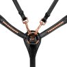 Supreme Pettorale in cuoio con forchetta Snaffle Rose Gold