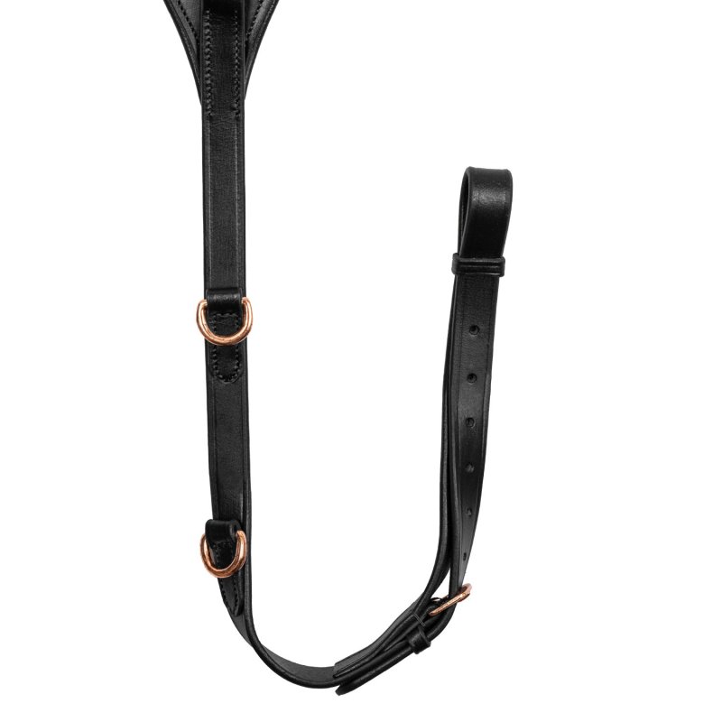 Supreme Pettorale in cuoio con forchetta Snaffle Rose Gold