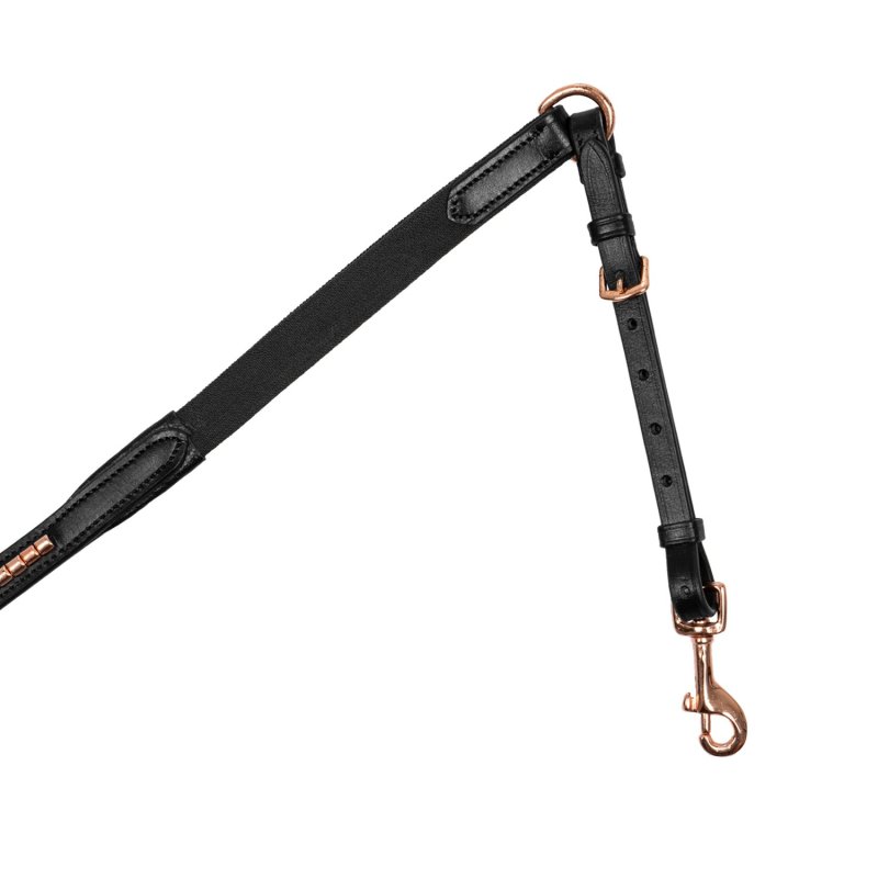 Supreme Pettorale in cuoio con forchetta Snaffle Rose Gold