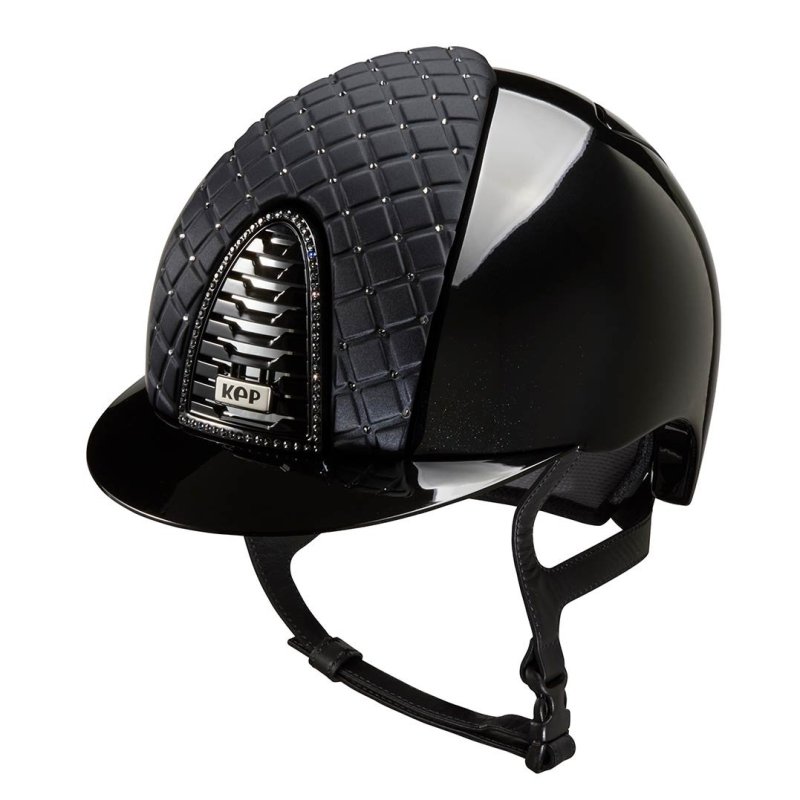Kep Italia Cromo 2.0 Polish Nero fronte Raso e Swarovsky - Collezione Milano