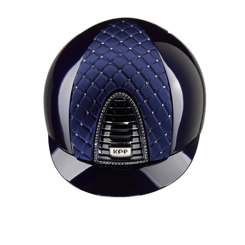 Kep Italia Cromo 2.0 Polish Blu fronte Raso e Swarovsky - Collezione M