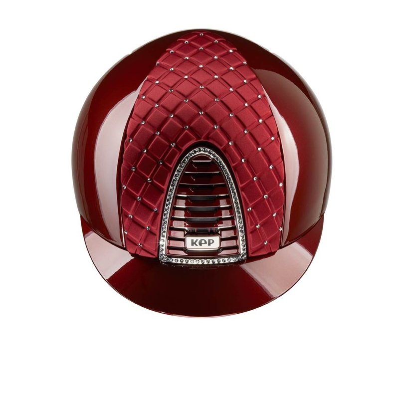 Kep Italia Cromo 2.0 Metal Bordeaux fronte Raso e Swarovsky - Collezione Milano