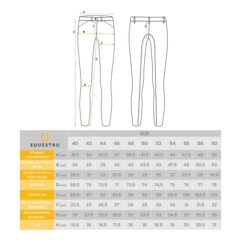 Equestro Pantalone Uomo Zeus - EquiSportMania