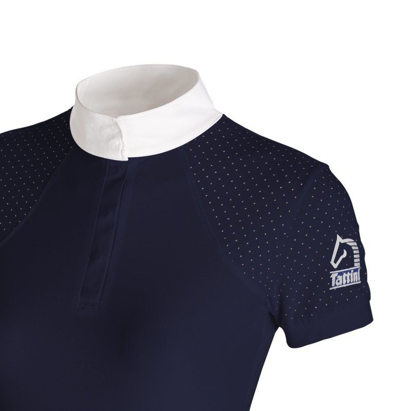 Tattini Maglia da concorso Donna con inserti microforati - EquiSportMa