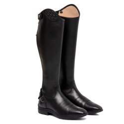 Equestro Stivali da concorso unisex con inserti multilogo