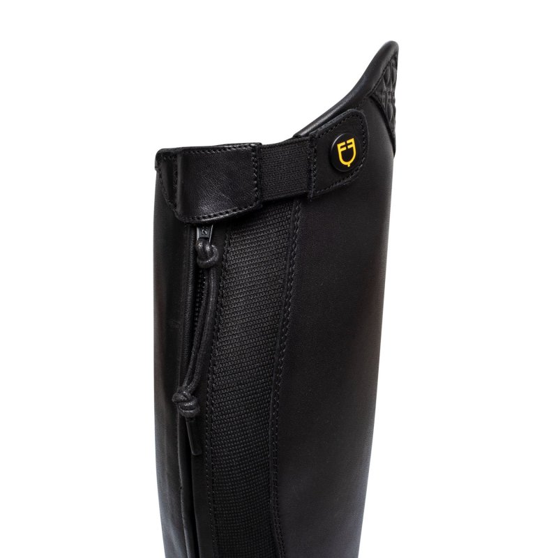 Equestro Stivali da concorso unisex con inserti multilogo