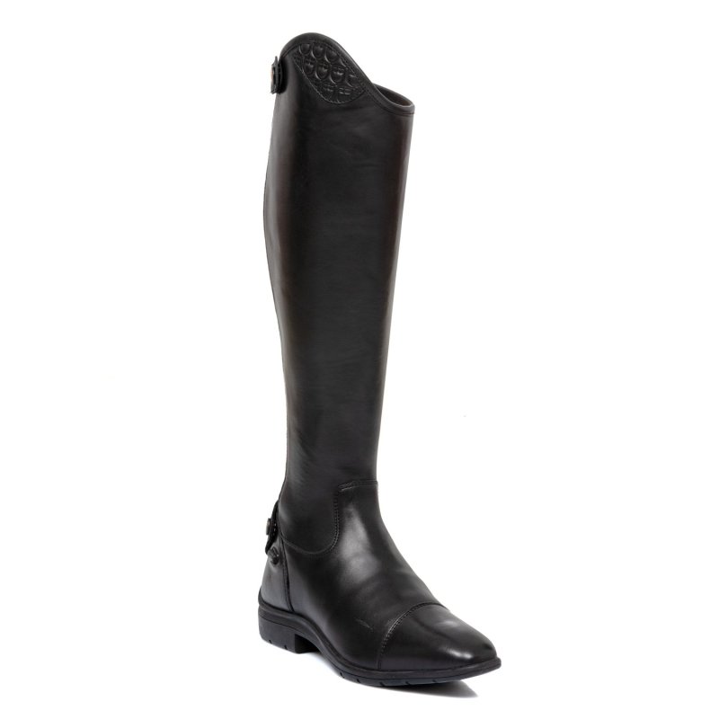 Equestro Stivali da concorso unisex con inserti multilogo
