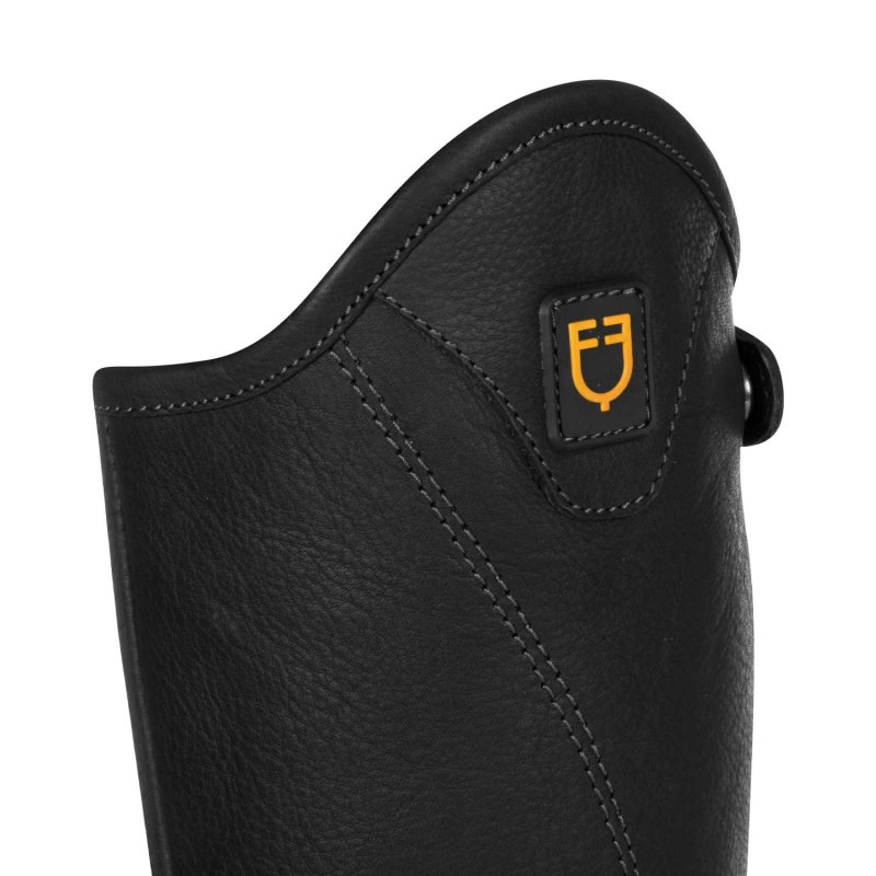 Equestro Ghette in Cuoio con cerniera laterale