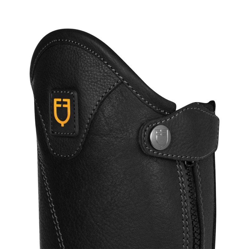 Equestro Ghette in Cuoio con cerniera laterale