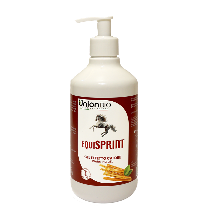 Union Bio Equisprint 500ml gel effetto calore per cavallo