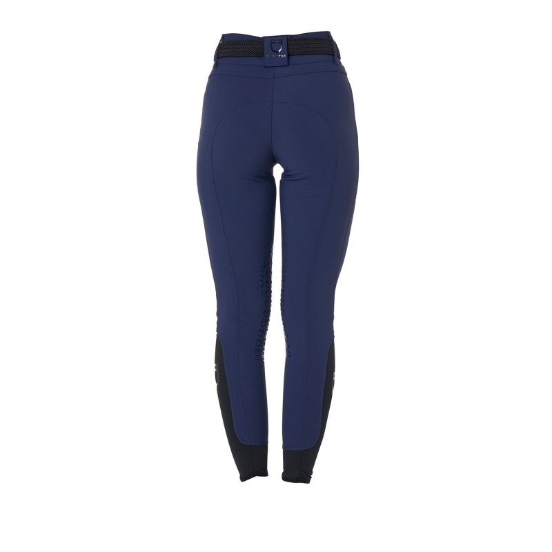 Equestro Pantalone Donna a vita alta con grip