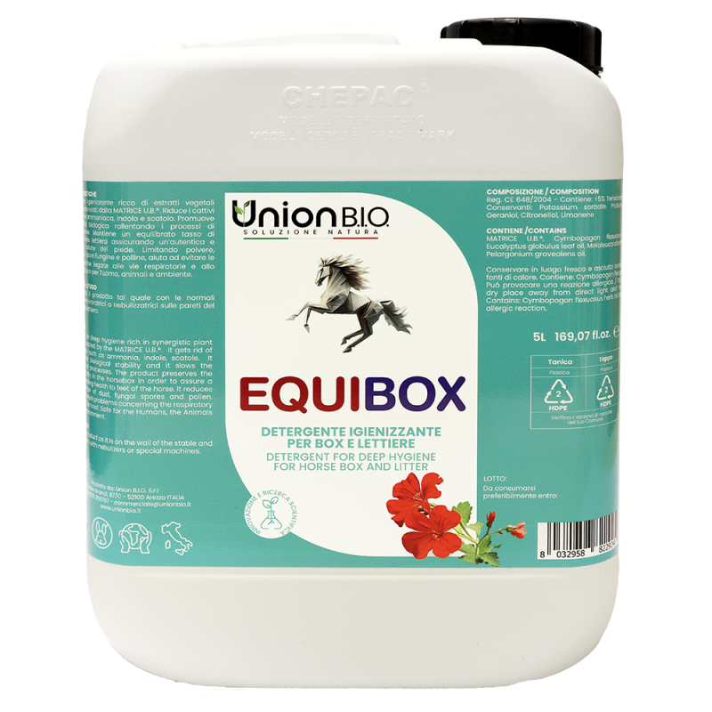 Union Bio Equibox igienizzante naturale per box