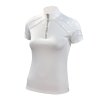 Tattini Maglia Donna da concorso con zip e nastro lur - EquiSportMania