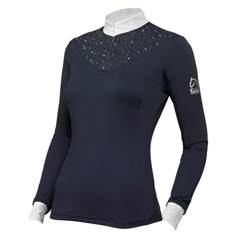 Tattini Maglia da concorso con pavè di cristalli