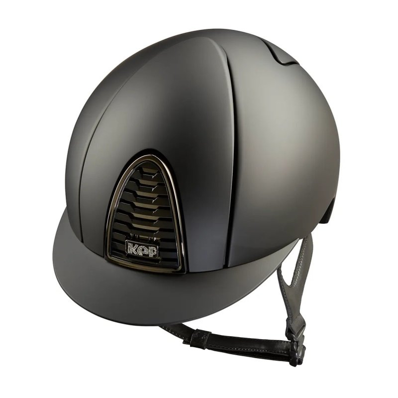 Kep Italia Cromo 2.0 Logo Crystals Matt Nero - EquiSportMania