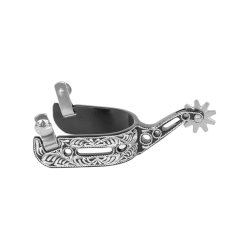 Pool's Equitazione Speroni Western alluminio nero