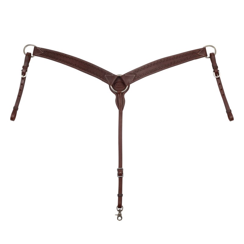 Pool's Equitazione Pettorale in cuoio lavorato - EquiSportMania