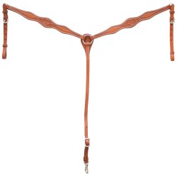 Pettorale western Brad Ren's sagomato con decorazione floreale