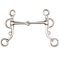 Morso western Natowa snodato a aste corte in acciaio inox