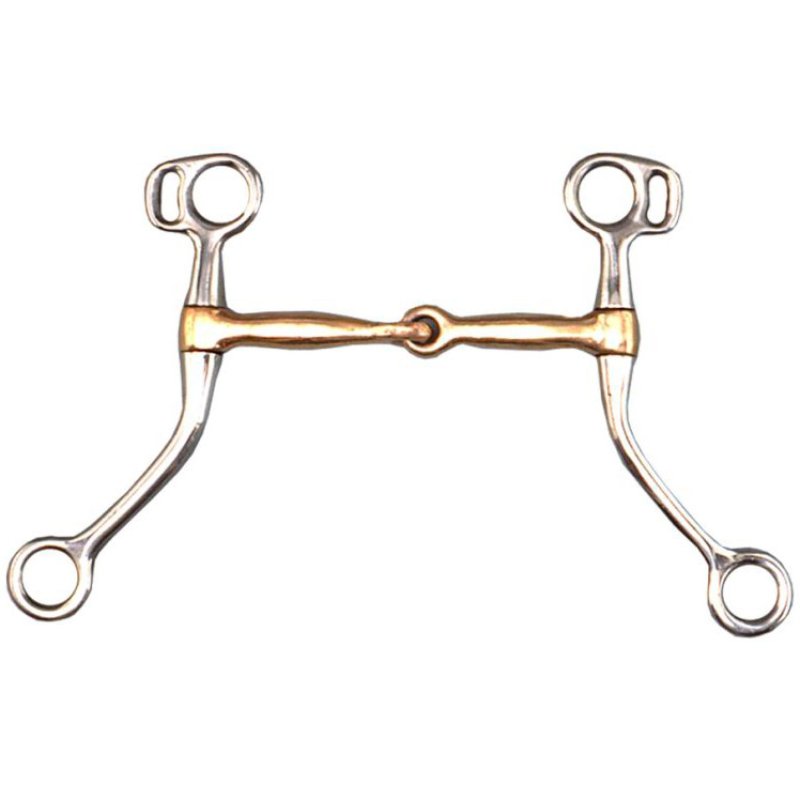 Morso western Natowa snodato con imboccatura in rame