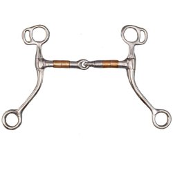 Morso western Natowa snodato con tubetti in rame e acciaio