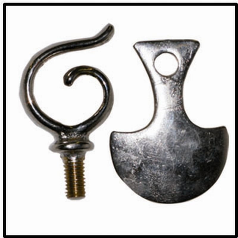 Ricciolo centrale Tattini con piastrina