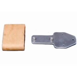 Fibbie Tattini per staffili western a fori verticali