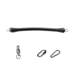 Tirante in gomma Tattini con moschettoni