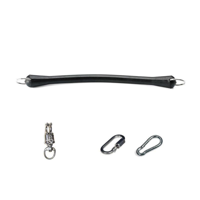 Tirante in gomma Tattini con moschettoni