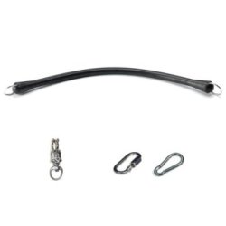 Tirante in gomma Tattini con moschettoni