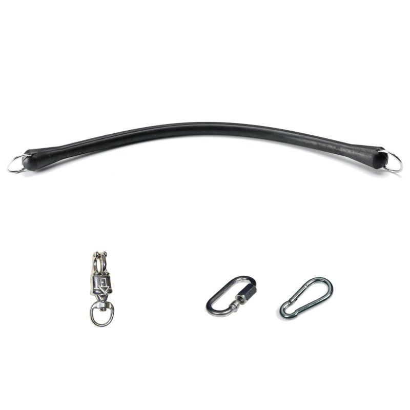 Tirante in gomma Tattini con moschettoni