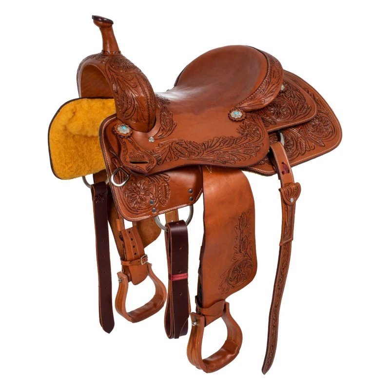 McBryan Sella Team Penning con lavorazione floreale