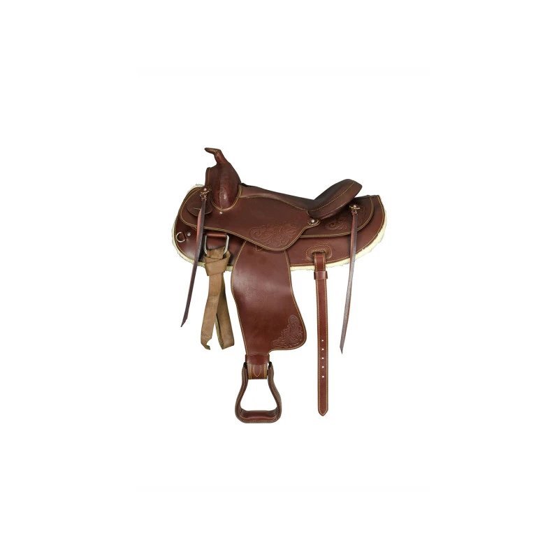Lakota Saddlery Sella Prime Round Skirt Marrone