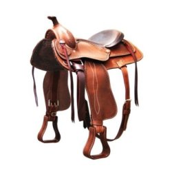 Red Horns Sella da reining Marrone