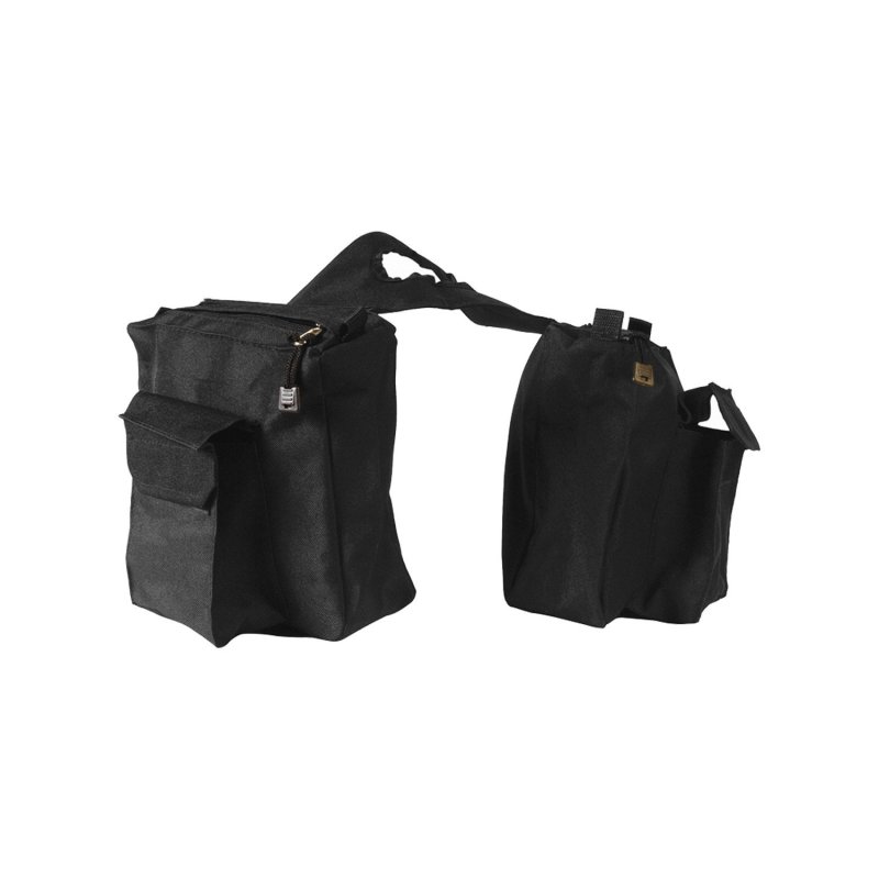 Lakota Saddlery Bisaccia anteriore nylon deluxe Nero