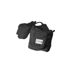Lakota Saddlery Bisaccia anteriore nylon imbottito deluxe - Nero