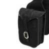 Lakota Saddlery Bisaccia anteriore pelle scamosciata - Nero