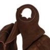 Lakota Saddlery Bisaccia anteriore pelle scamosciata - Testa di moro