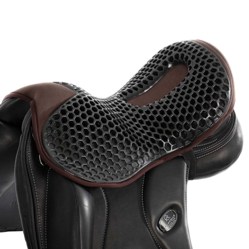 Acavallo Copriseggio dressage Gel-Out Hexagonal Ortho-Coccyx Dri-Lex 20 mm - Medium