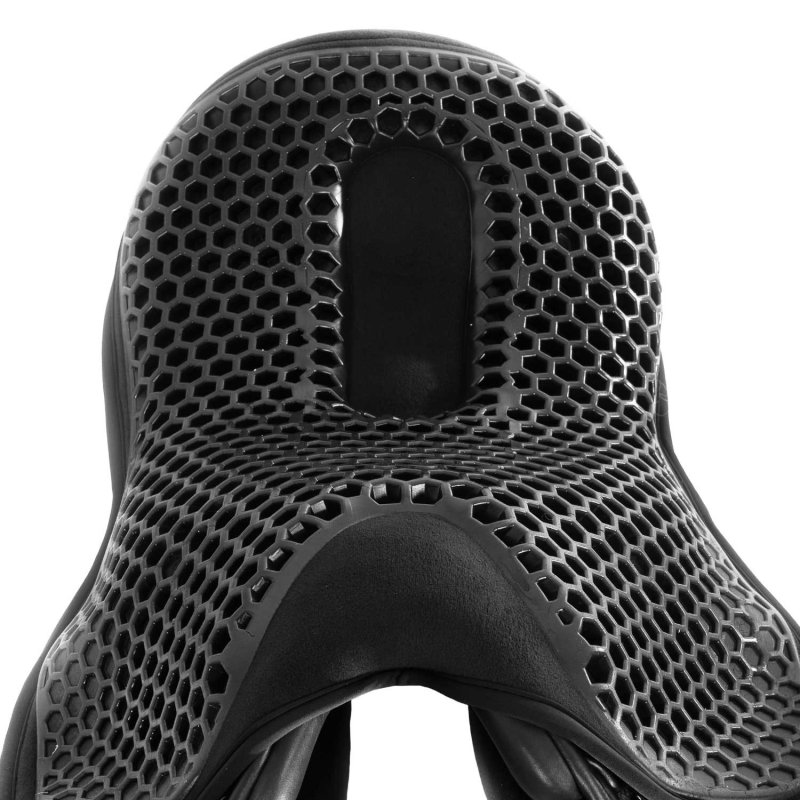 Acavallo Copriseggio dressage Gel-Out Hexagonal Ortho-Coccyx Dri-Lex 20 mm - Medium