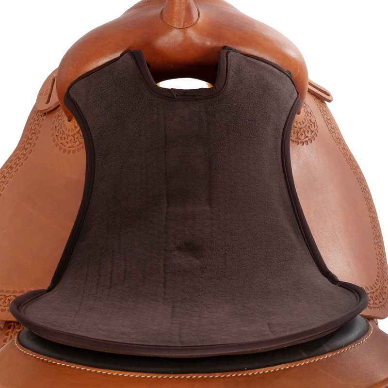 Acavallo Copriseggio western Gel-In Classic Standard Dri-Lex 10 mm Taglia unica - Testa di moro
