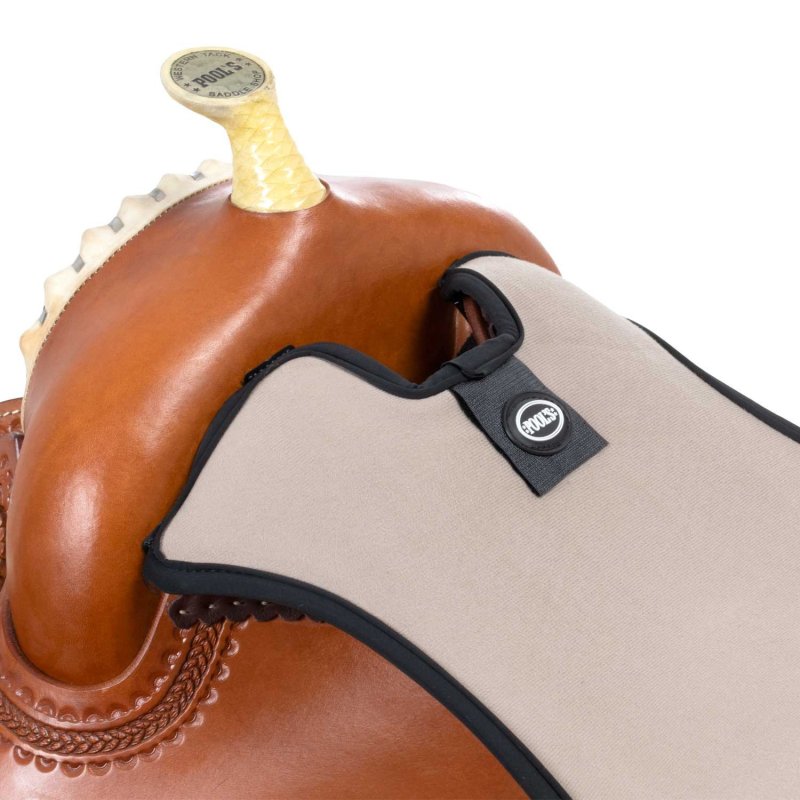 Pool's Equitazione Copriseggio western Gel-In Dri-Lex 10 mm - Cognac
