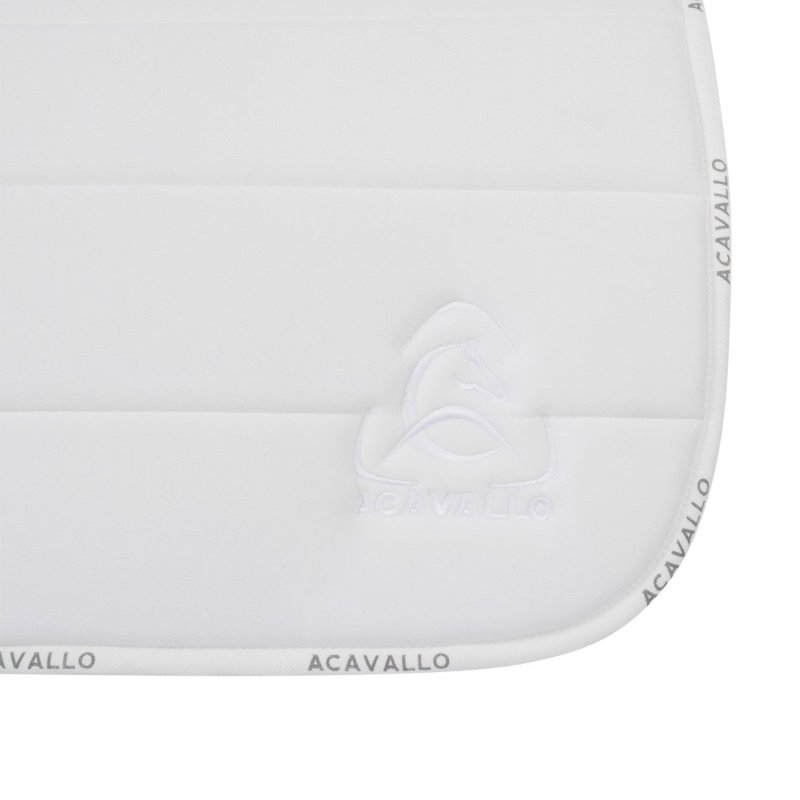 Acavallo Sottosella salto Louvre trapuntato Bianco