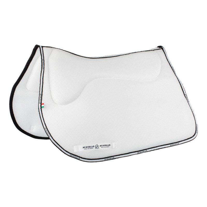 Acavallo Sottosella salto Memory Foam 3D Spacer Bianco