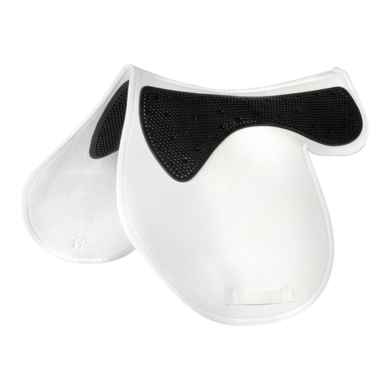 Acavallo Sottosella salto Numnah Gel Twin Sided Bianco