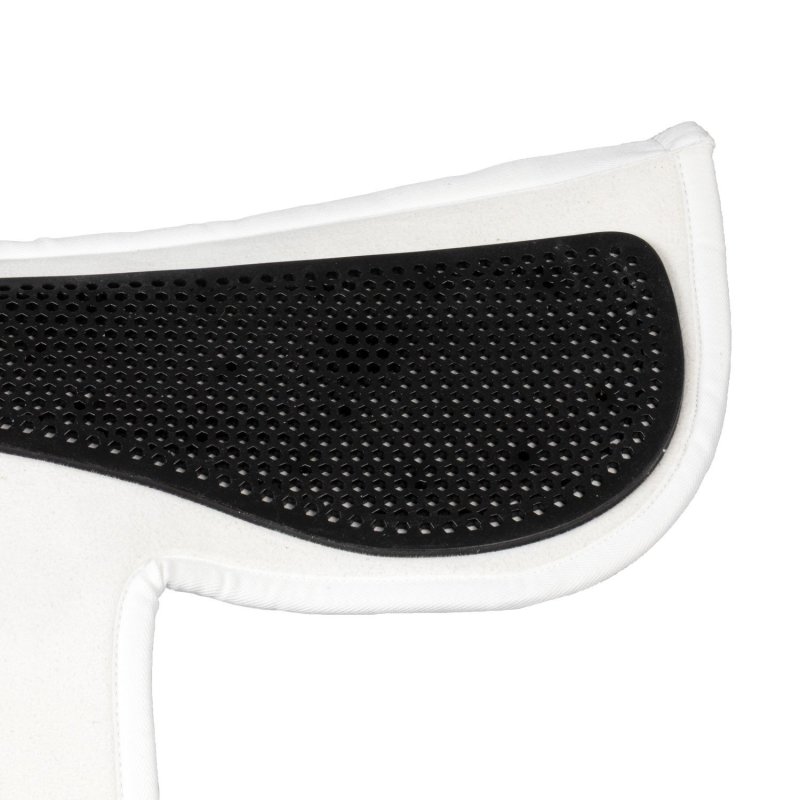 Acavallo Sottosella salto Numnah Gel Twin Sided Bianco
