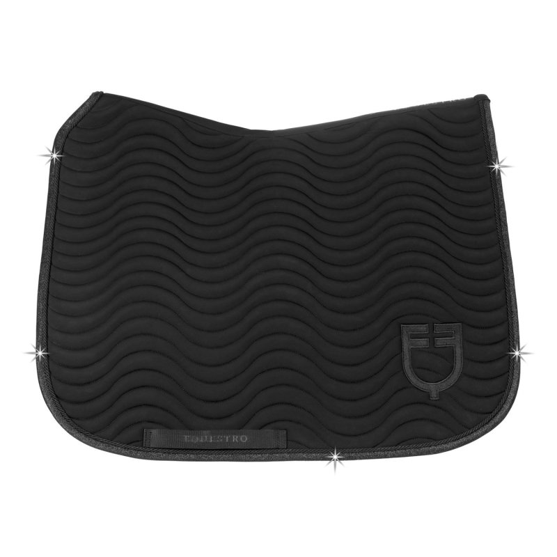 Equestro Sottosella dressage Universe Wave Nero Full