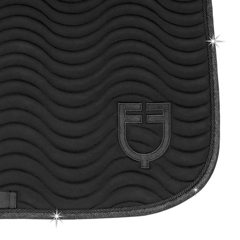 Equestro Sottosella dressage Universe Wave Nero Full